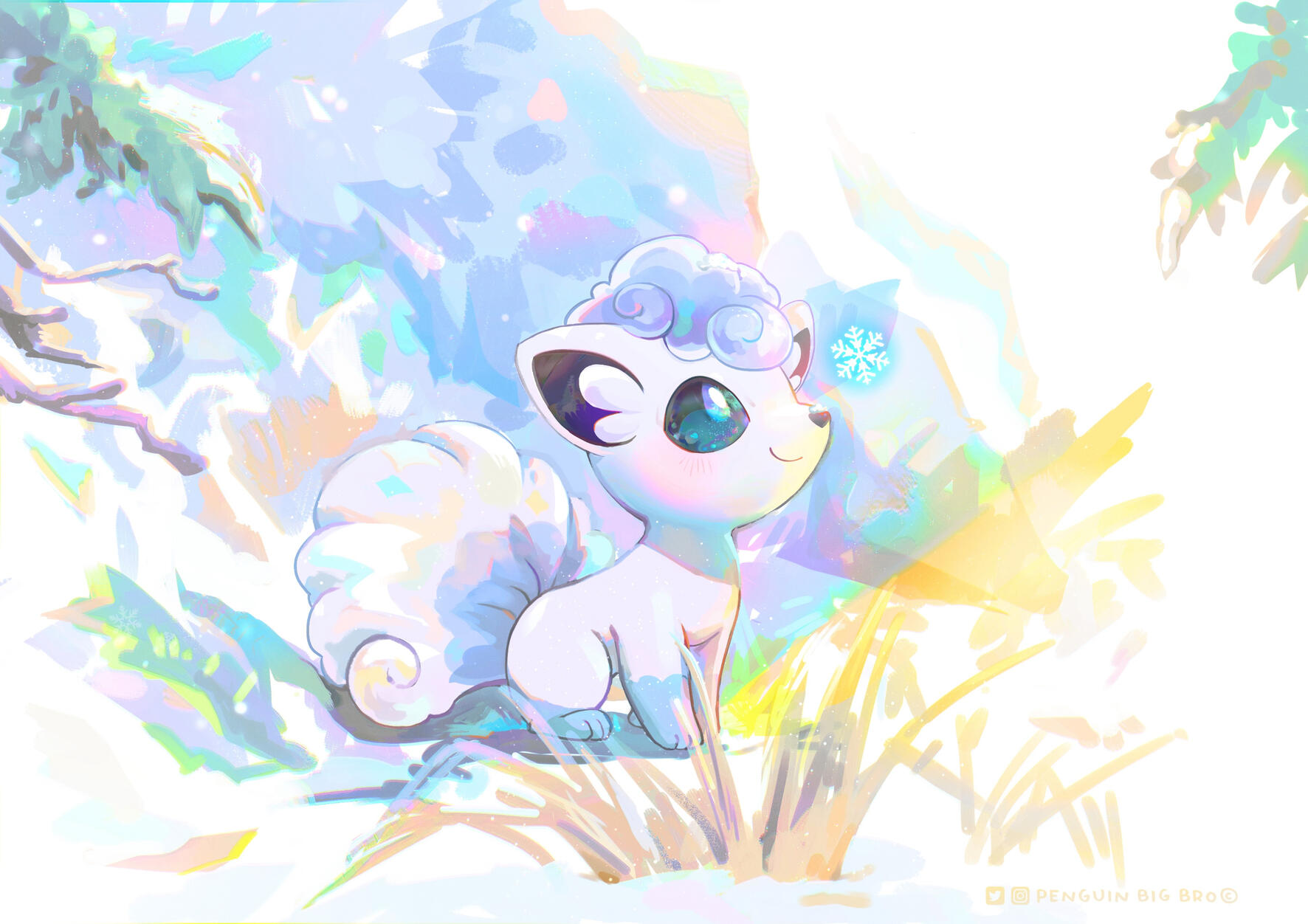Alolan Vulpix Fanart